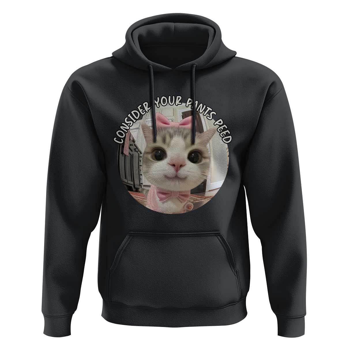 Consider Your Pants Peed Hoodie Funny Cat Meme Saying - Wonder Print Shop