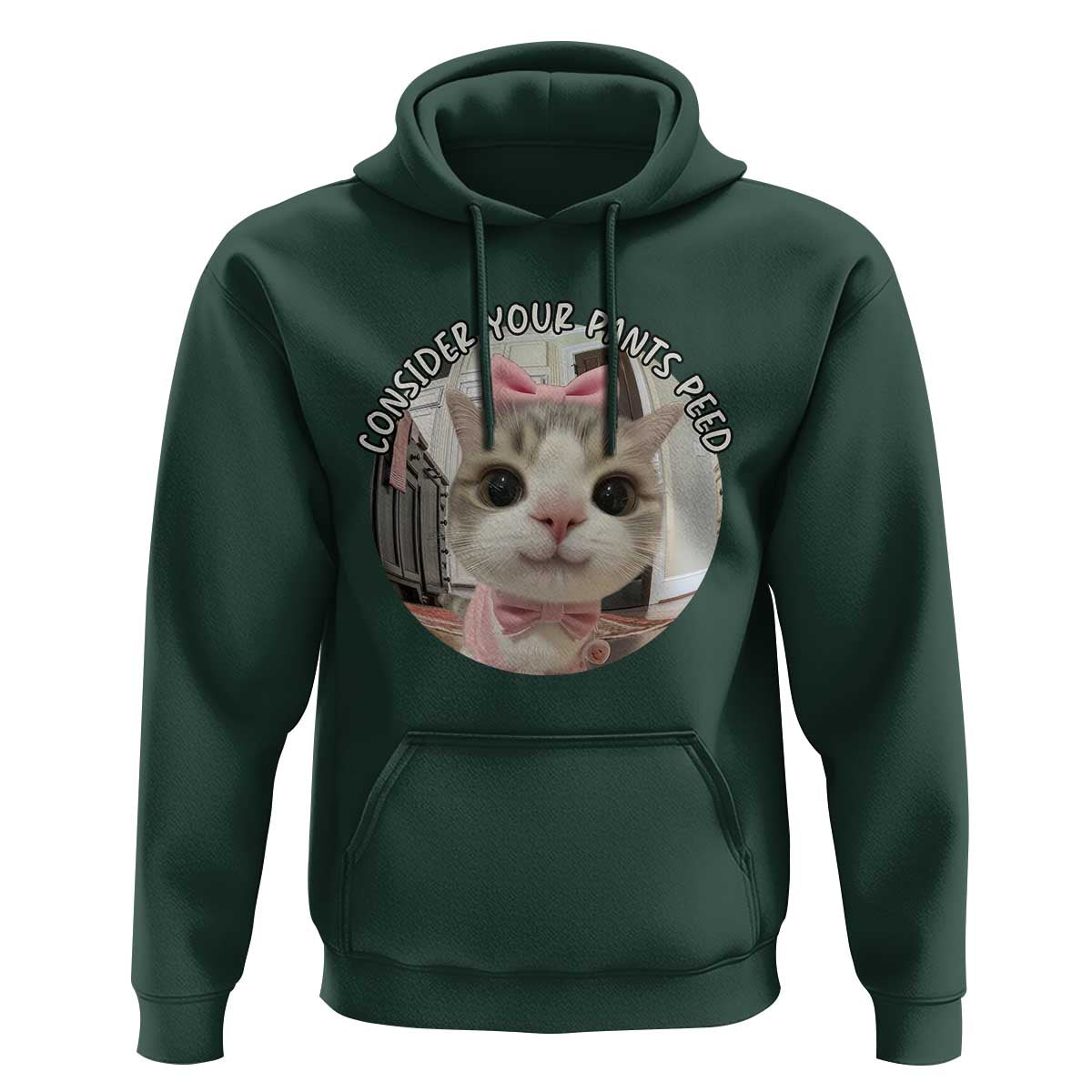 Consider Your Pants Peed Hoodie Funny Cat Meme Saying - Wonder Print Shop