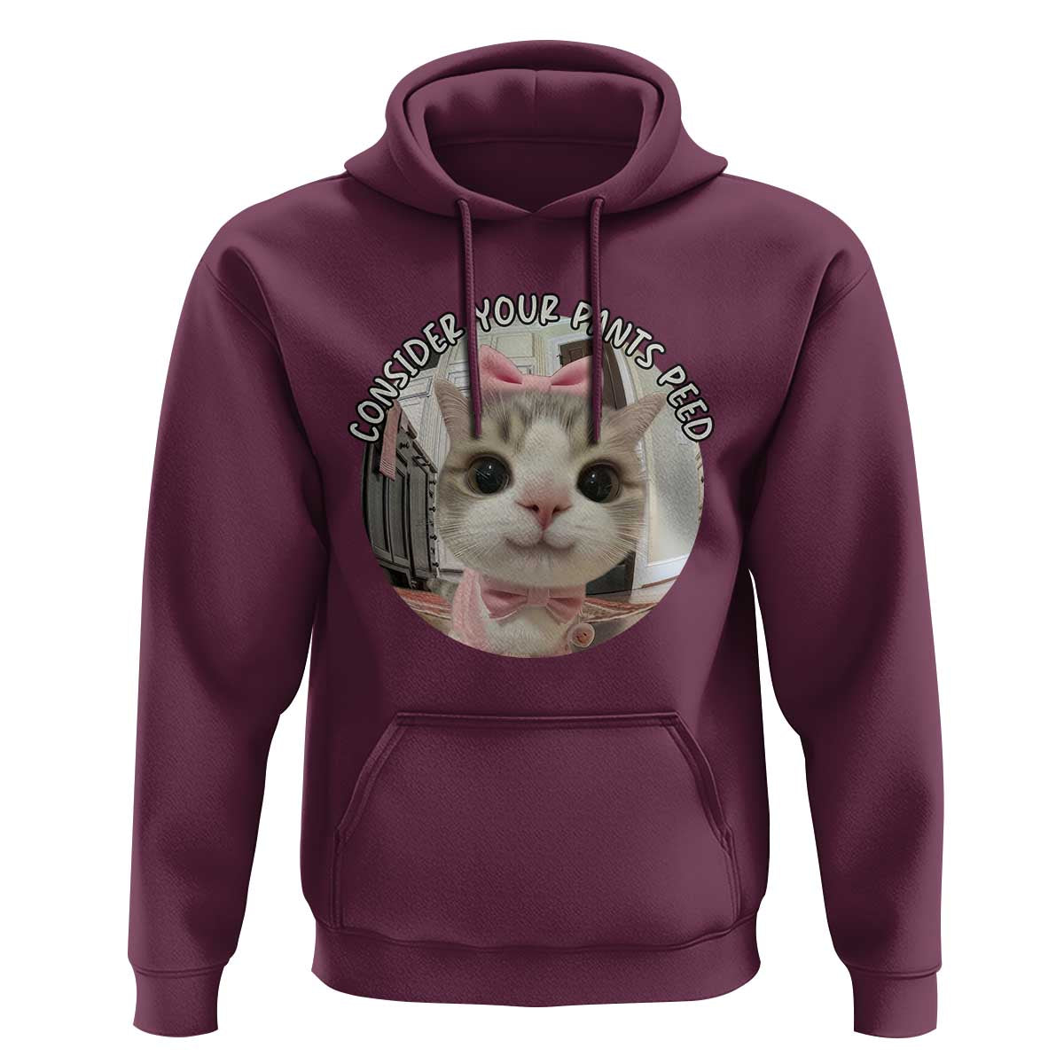 Consider Your Pants Peed Hoodie Funny Cat Meme Saying - Wonder Print Shop