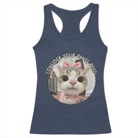 Consider Your Pants Peed Racerback Tank Top Funny Cat Meme Saying - Wonder Print Shop