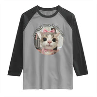 Consider Your Pants Peed Raglan Shirt Funny Cat Meme Saying - Wonder Print Shop