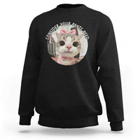 Consider Your Pants Peed Sweatshirt Funny Cat Meme Saying - Wonder Print Shop