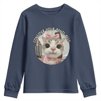 Consider Your Pants Peed Youth Sweatshirt Funny Cat Meme Saying - Wonder Print Shop