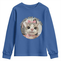 Consider Your Pants Peed Youth Sweatshirt Funny Cat Meme Saying - Wonder Print Shop