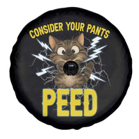 Funny Cat Lover Spare Tire Cover Consider Your Pants Peed Quote - Wonder Print Shop