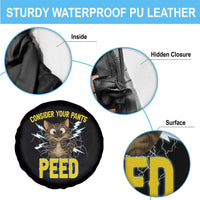 Funny Cat Lover Spare Tire Cover Consider Your Pants Peed Quote - Wonder Print Shop