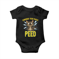 Funny Cat Lover Baby Onesie Consider Your Pants Peed Quote - Wonder Print Shop
