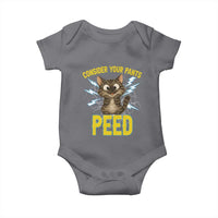 Funny Cat Lover Baby Onesie Consider Your Pants Peed Quote - Wonder Print Shop