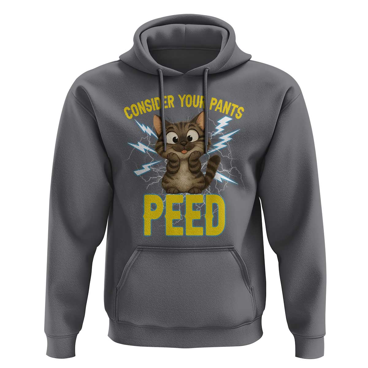 Funny Cat Lover Hoodie Consider Your Pants Peed Quote - Wonder Print Shop