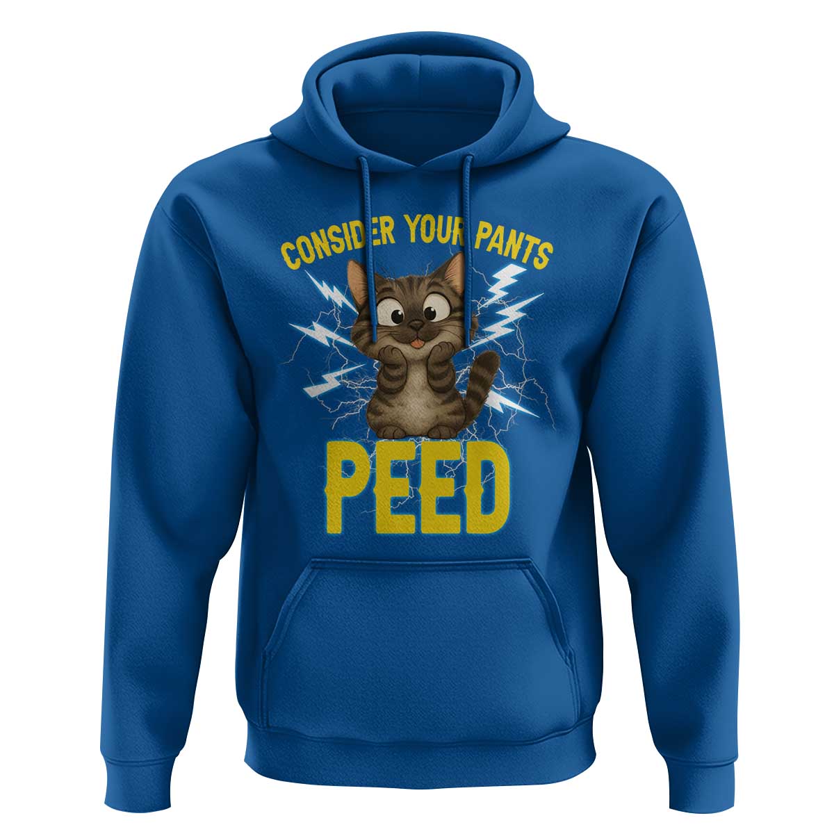 Funny Cat Lover Hoodie Consider Your Pants Peed Quote - Wonder Print Shop
