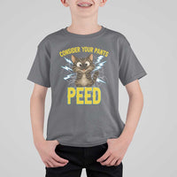 Funny Cat Lover T Shirt For Kid Consider Your Pants Peed Quote - Wonder Print Shop