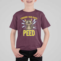 Funny Cat Lover T Shirt For Kid Consider Your Pants Peed Quote - Wonder Print Shop