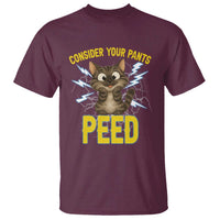 Funny Cat Lover T Shirt Consider Your Pants Peed Quote - Wonder Print Shop