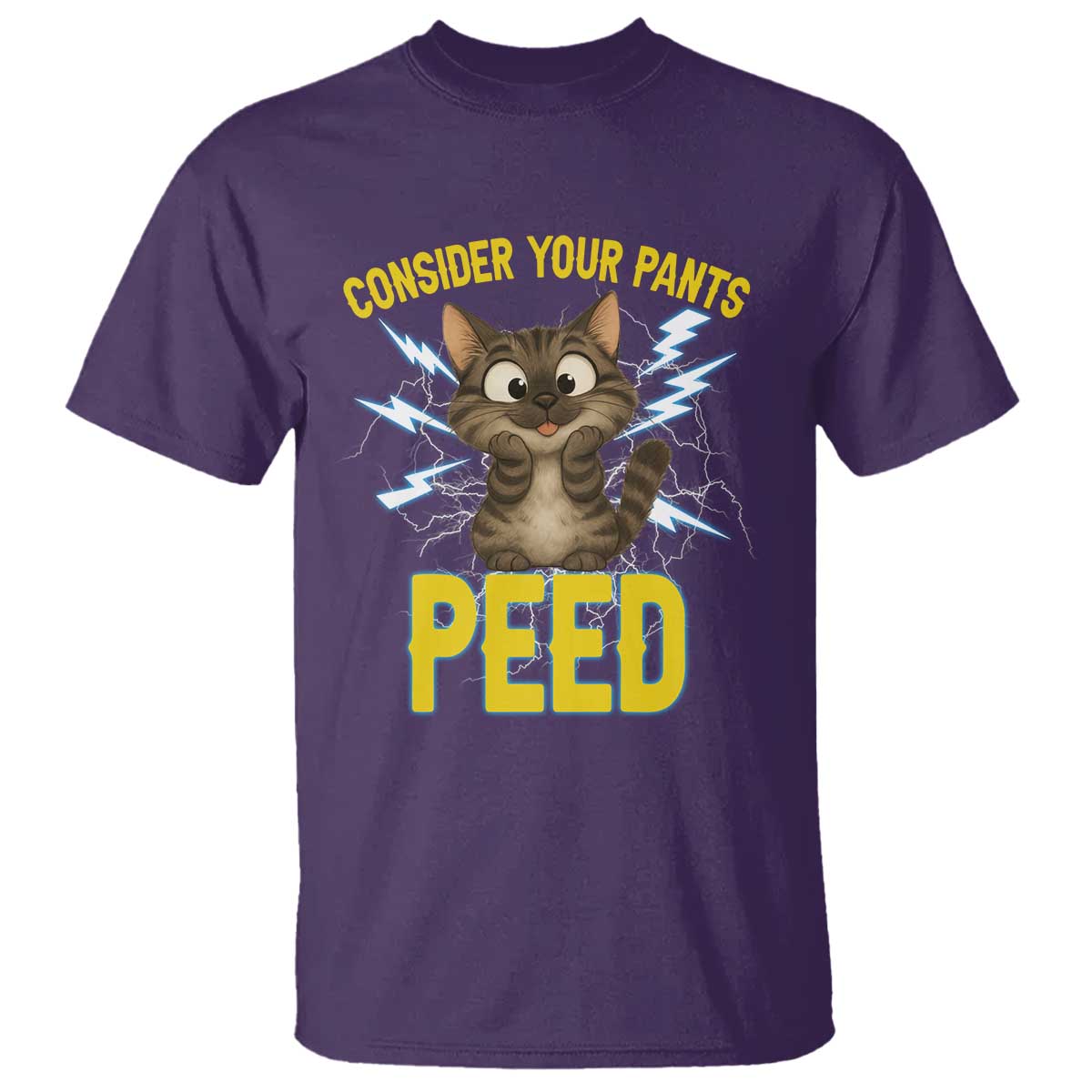 Funny Cat Lover T Shirt Consider Your Pants Peed Quote - Wonder Print Shop