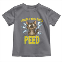 Funny Cat Lover Toddler T Shirt Consider Your Pants Peed Quote - Wonder Print Shop