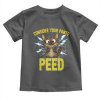 Funny Cat Lover Toddler T Shirt Consider Your Pants Peed Quote - Wonder Print Shop