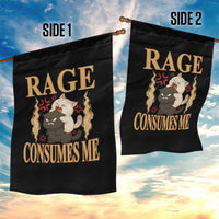 Cute Cat Garden Flag Rage Is Consuming Me - Wonder Print Shop