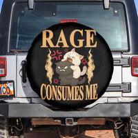 Cute Cat Spare Tire Cover Rage Is Consuming Me - Wonder Print Shop