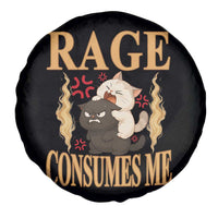 Cute Cat Spare Tire Cover Rage Is Consuming Me - Wonder Print Shop