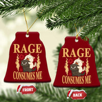 Cute Cat Ceramic Ornament Rage Is Consuming Me - Wonder Print Shop