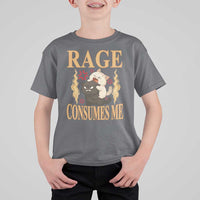 Cute Cat T Shirt For Kid Rage Is Consuming Me - Wonder Print Shop