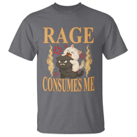 Cute Cat T Shirt Rage Is Consuming Me - Wonder Print Shop