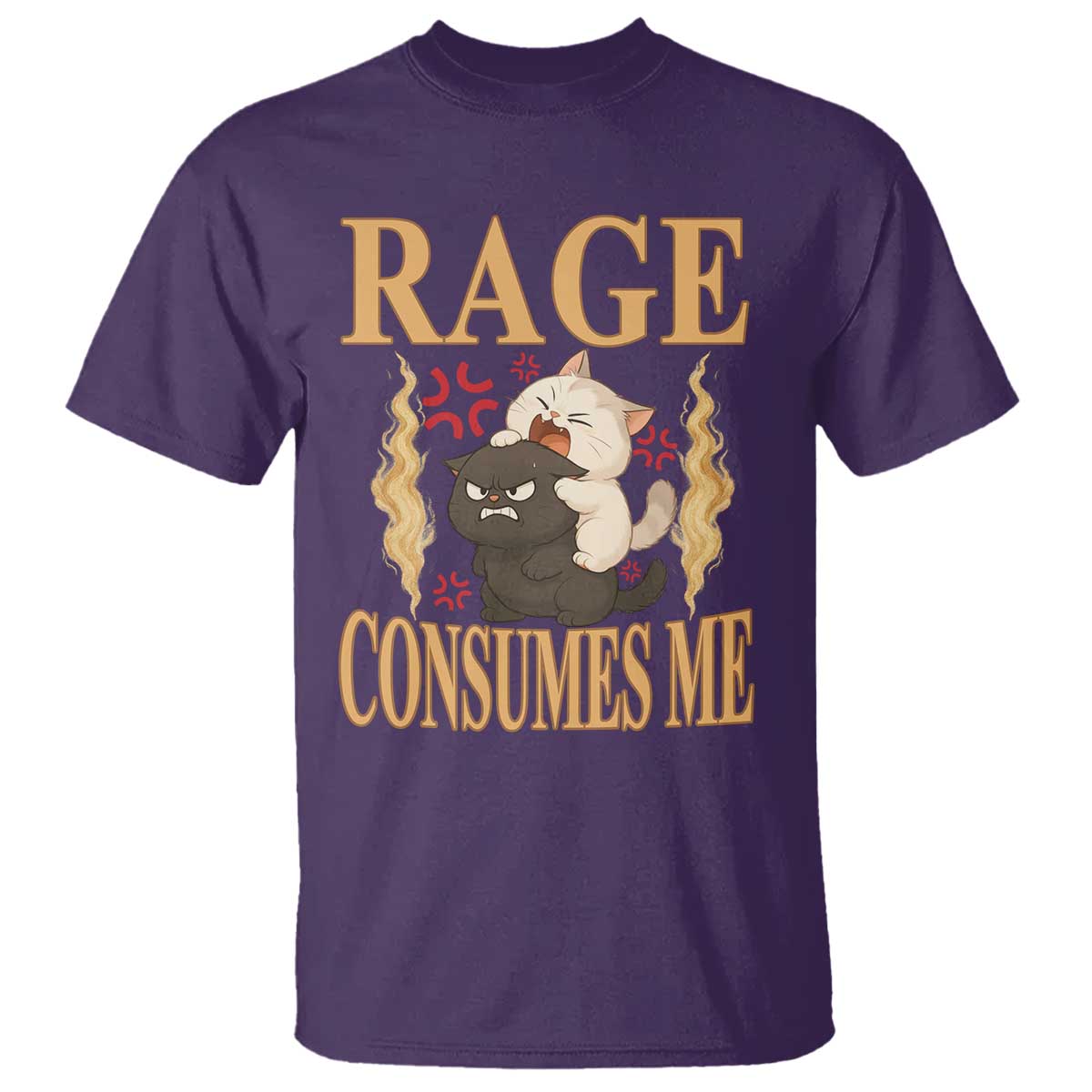 Cute Cat T Shirt Rage Is Consuming Me - Wonder Print Shop