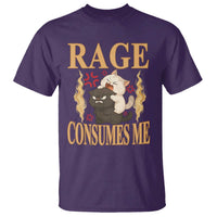 Cute Cat T Shirt Rage Is Consuming Me - Wonder Print Shop