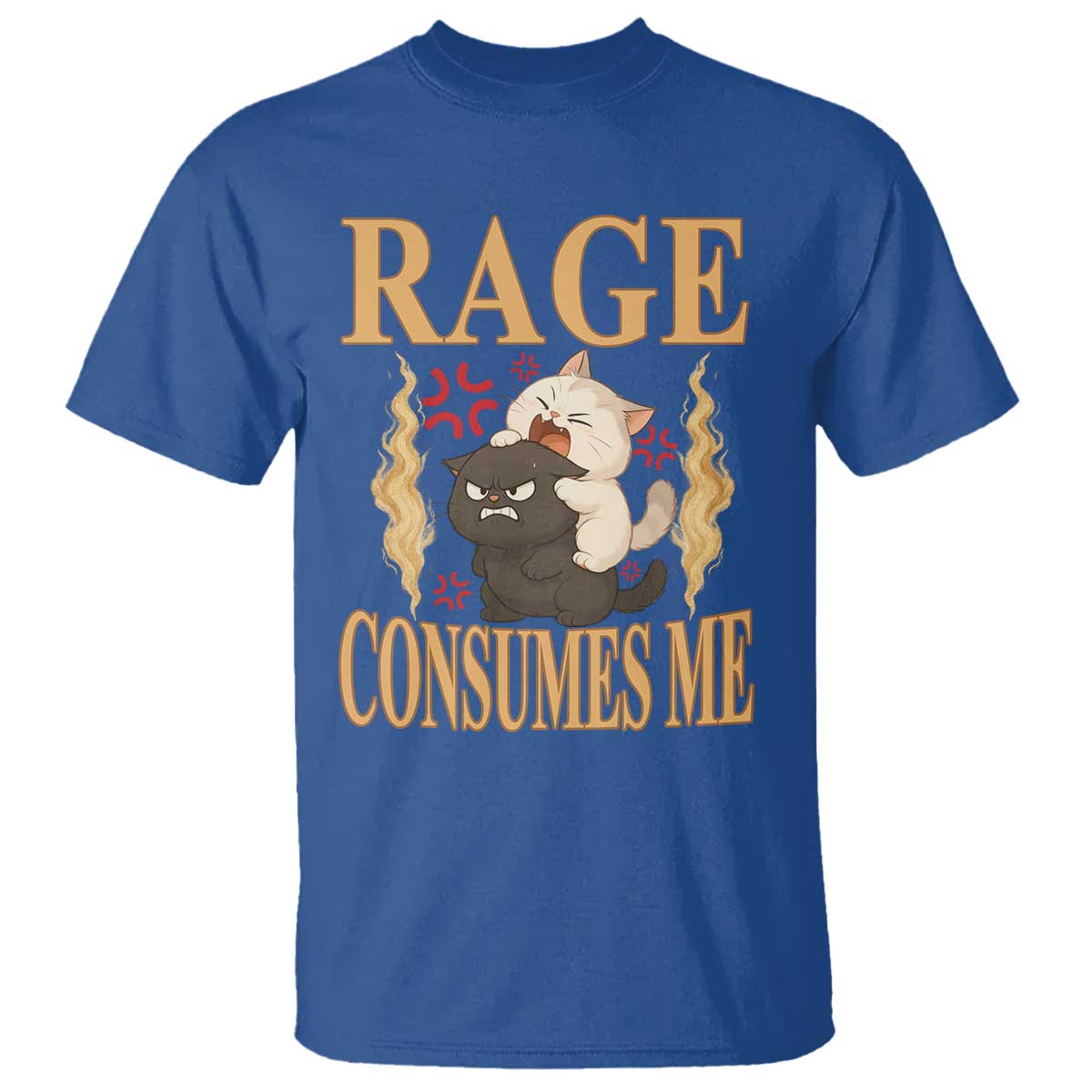 Cute Cat T Shirt Rage Is Consuming Me - Wonder Print Shop