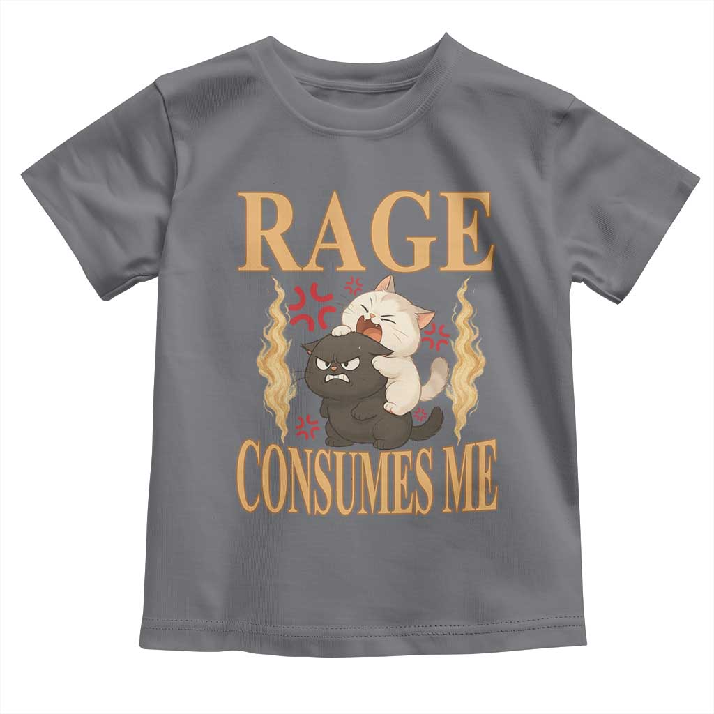 Cute Cat Toddler T Shirt Rage Is Consuming Me - Wonder Print Shop