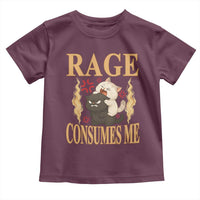 Cute Cat Toddler T Shirt Rage Is Consuming Me - Wonder Print Shop