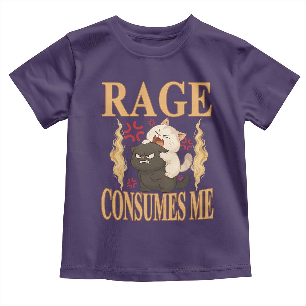 Cute Cat Toddler T Shirt Rage Is Consuming Me - Wonder Print Shop
