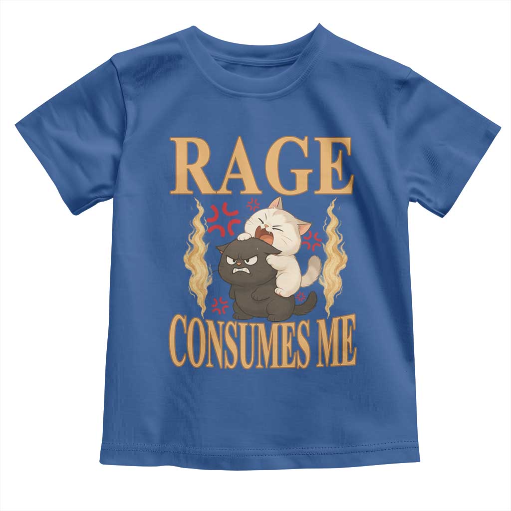 Cute Cat Toddler T Shirt Rage Is Consuming Me - Wonder Print Shop