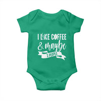 Coffee Lover Baby Onesie I Like Coffee And Maybe Three People - Wonder Print Shop