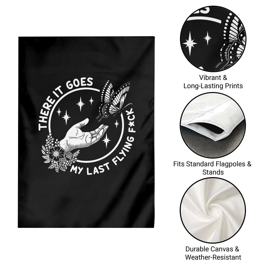 There It Goes My Last Flying F*ck Garden Flag Funny Women Quote - Wonder Print Shop