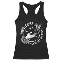 There It Goes My Last Flying F*ck Racerback Tank Top Funny Women Quote - Wonder Print Shop