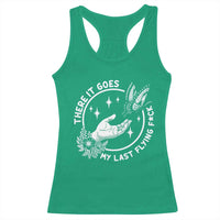 There It Goes My Last Flying F*ck Racerback Tank Top Funny Women Quote - Wonder Print Shop