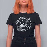 There It Goes My Last Flying F*ck T Shirt For Women Funny Women Quote - Wonder Print Shop