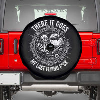 There It Goes My Last Flying F*ck Spare Tire Cover Funny Skeleton Quote - Wonder Print Shop