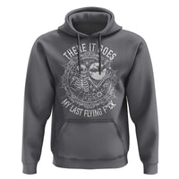 There It Goes My Last Flying F*ck Hoodie Funny Skeleton Quote - Wonder Print Shop