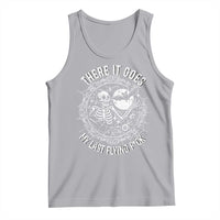 There It Goes My Last Flying F*ck Tank Top Funny Skeleton Quote - Wonder Print Shop