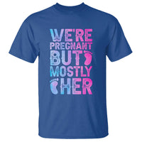Funny First Time Parents Gift T Shirt We Are Pregnant But Mostly Her