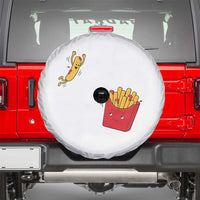 Funny French Fry Jumping Into Fries Box Spare Tire Cover Fast Food Lover