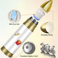 Funny French Fry Jumping Into Fries Box Bullet Tumbler Fast Food Lover