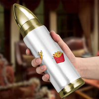 Funny French Fry Jumping Into Fries Box Bullet Tumbler Fast Food Lover