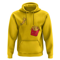 Funny French Fry Jumping Into Fries Box Hoodie Fast Food Lover