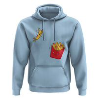 Funny French Fry Jumping Into Fries Box Hoodie Fast Food Lover