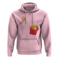 Funny French Fry Jumping Into Fries Box Hoodie Fast Food Lover