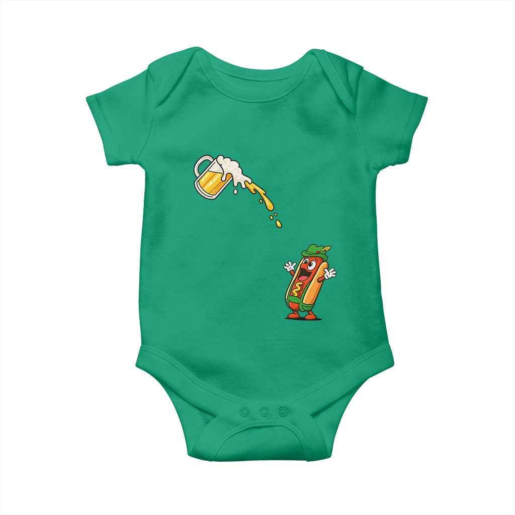 Funny Sausage Waiting For Beer Baby Onesie Oktoberfest Gift