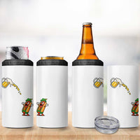Funny Sausage Waiting For Beer 4 in 1 Can Cooler Tumbler Oktoberfest Gift